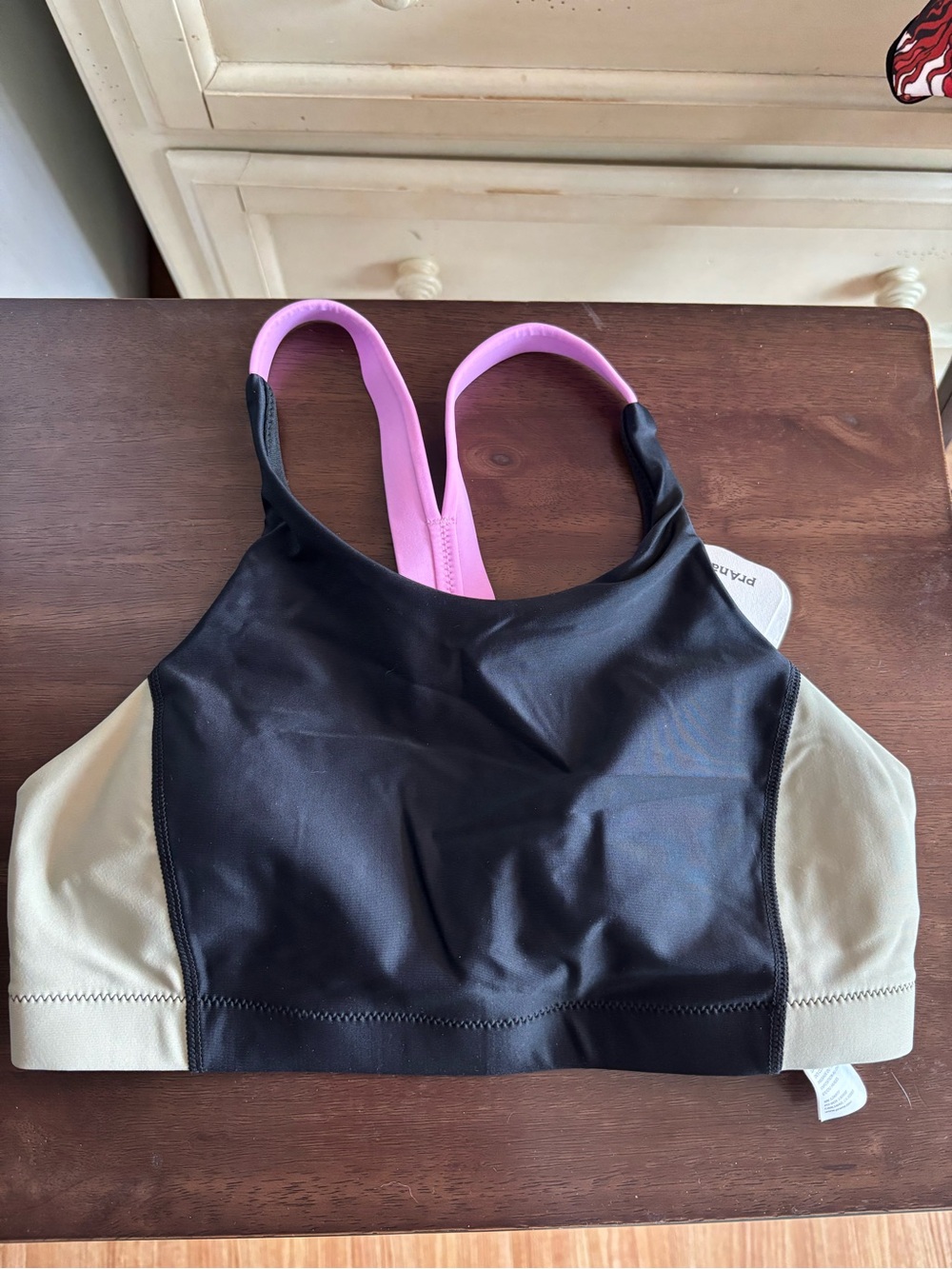 Prana, BNWT Baja Bound Black Colorblock Top , size small